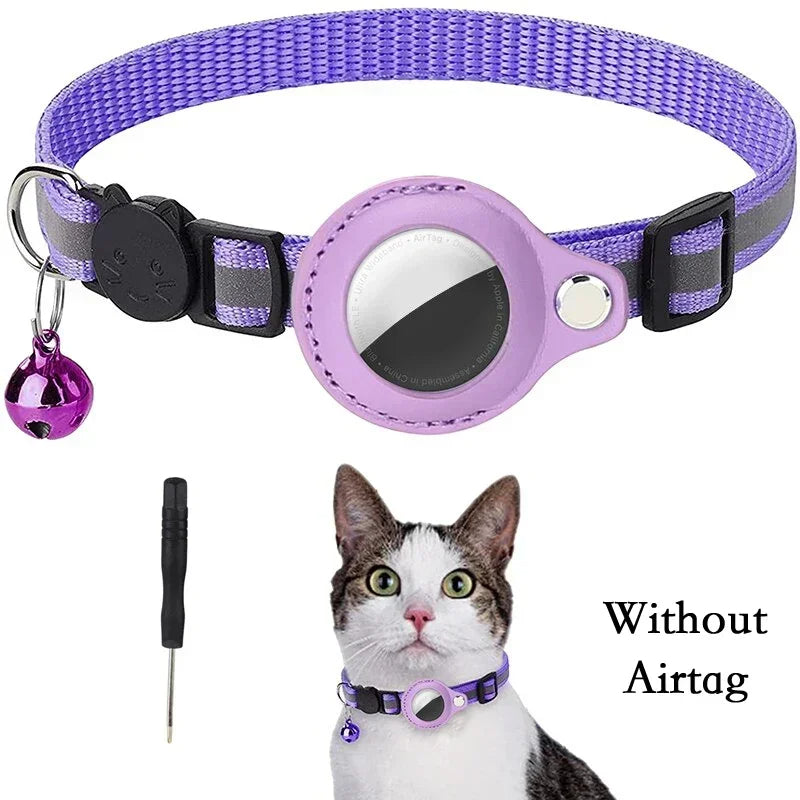 Smart GPS Tracker Cat Collar – Adjustable Pet Safety Collar
