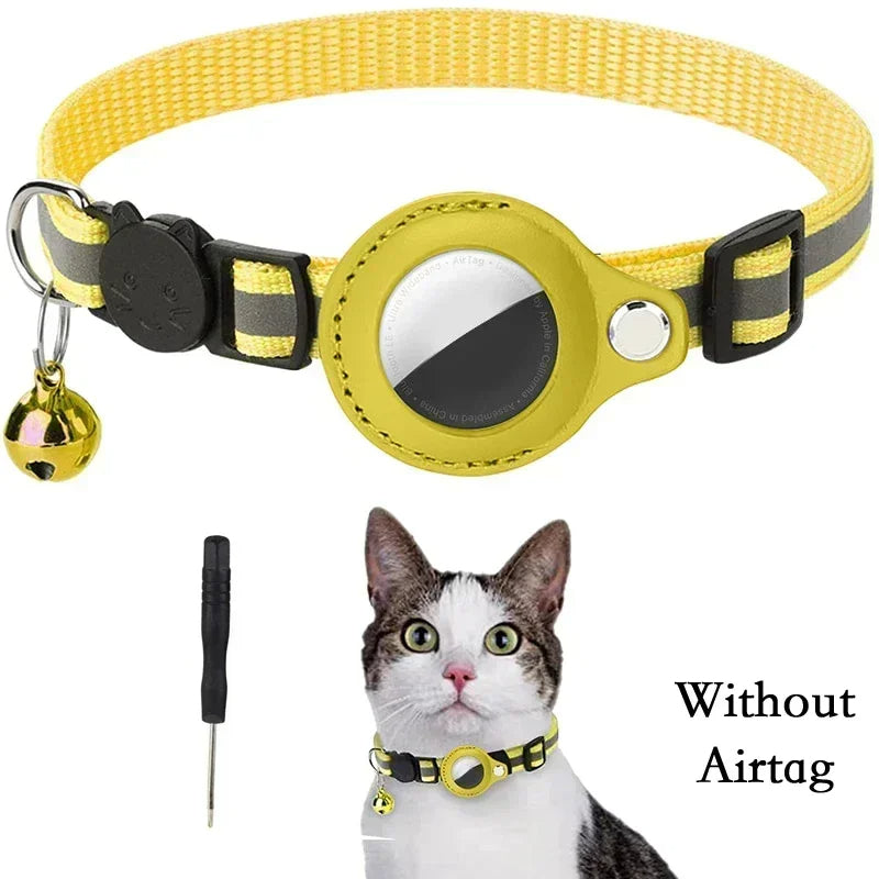 Smart GPS Tracker Cat Collar – Adjustable Pet Safety Collar