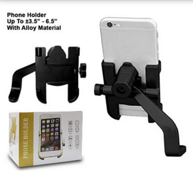 360° Adjustable Bike & Motorcycle Phone Holder – Secure Grip Mount