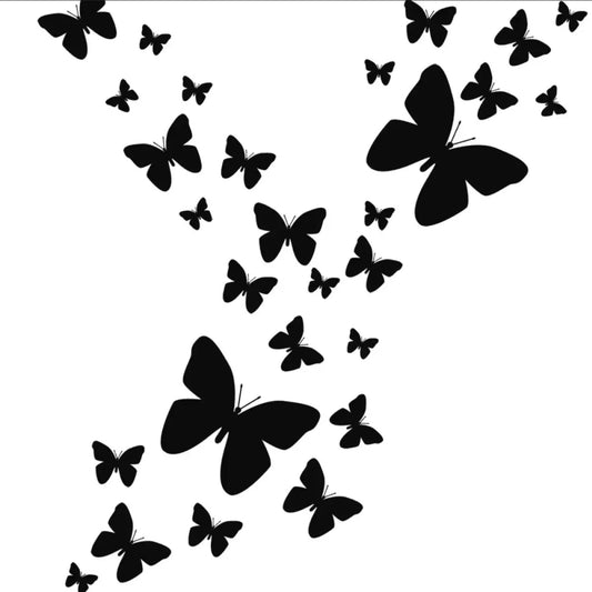 Wooden Buterfly Wall Decor Set