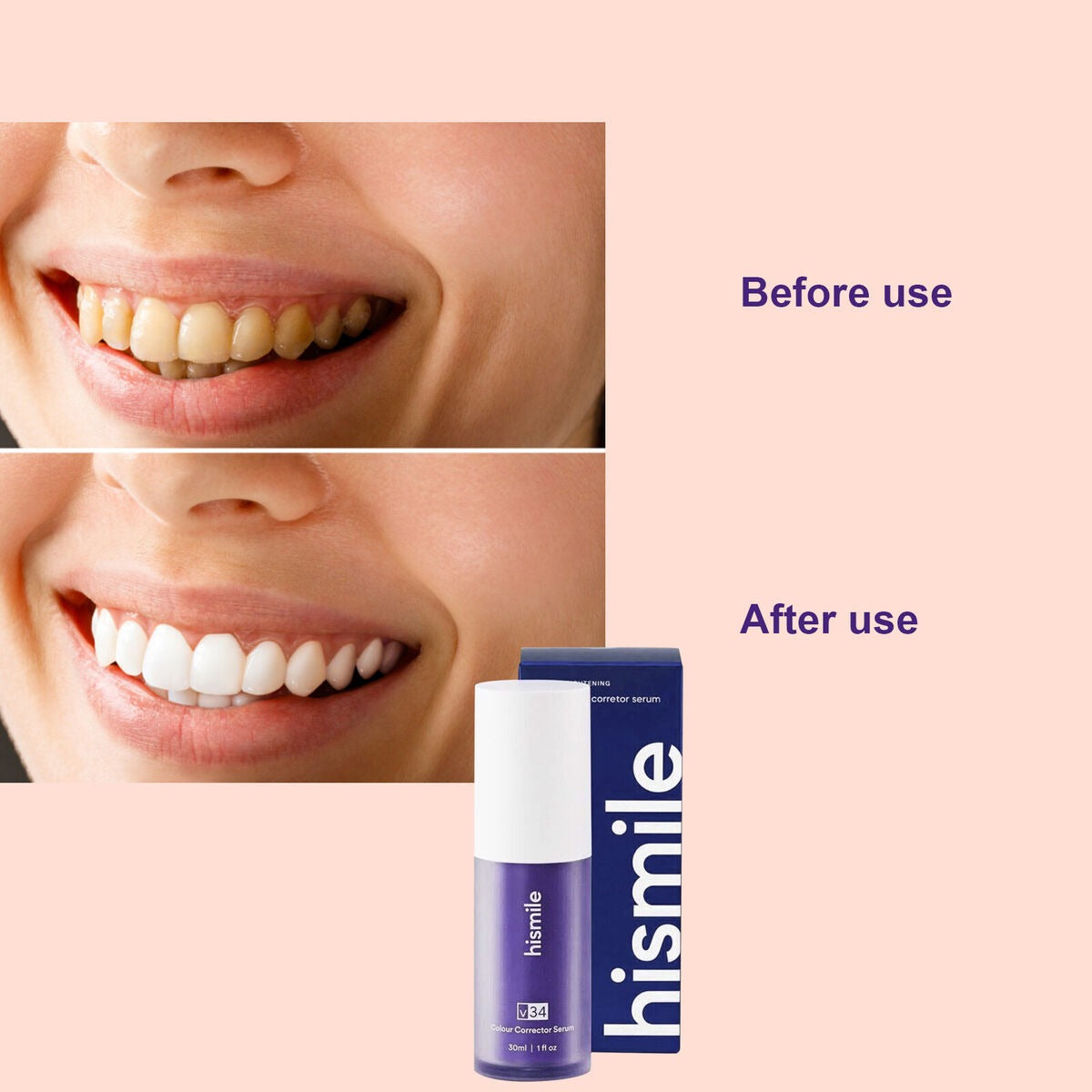 HiSmile V34 Purple Whitening Toothpaste