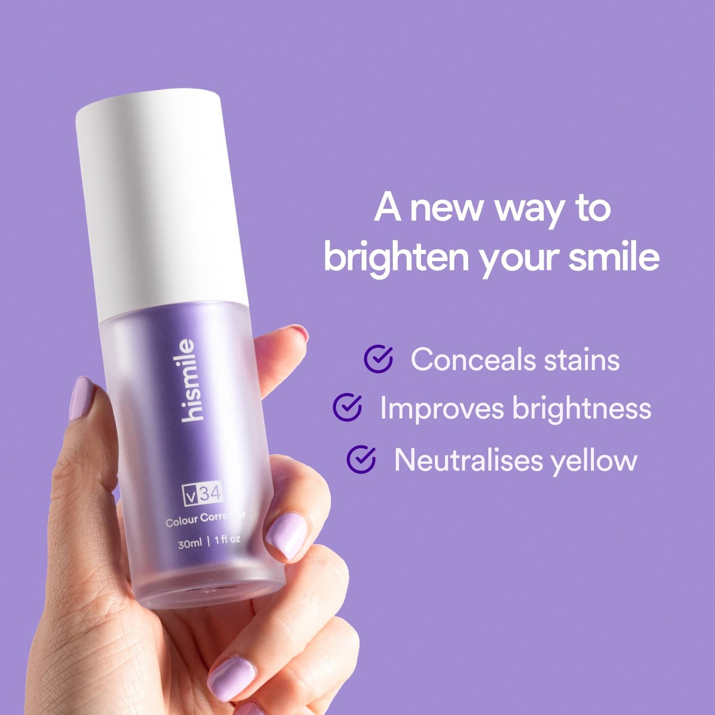 HiSmile V34 Purple Whitening Toothpaste