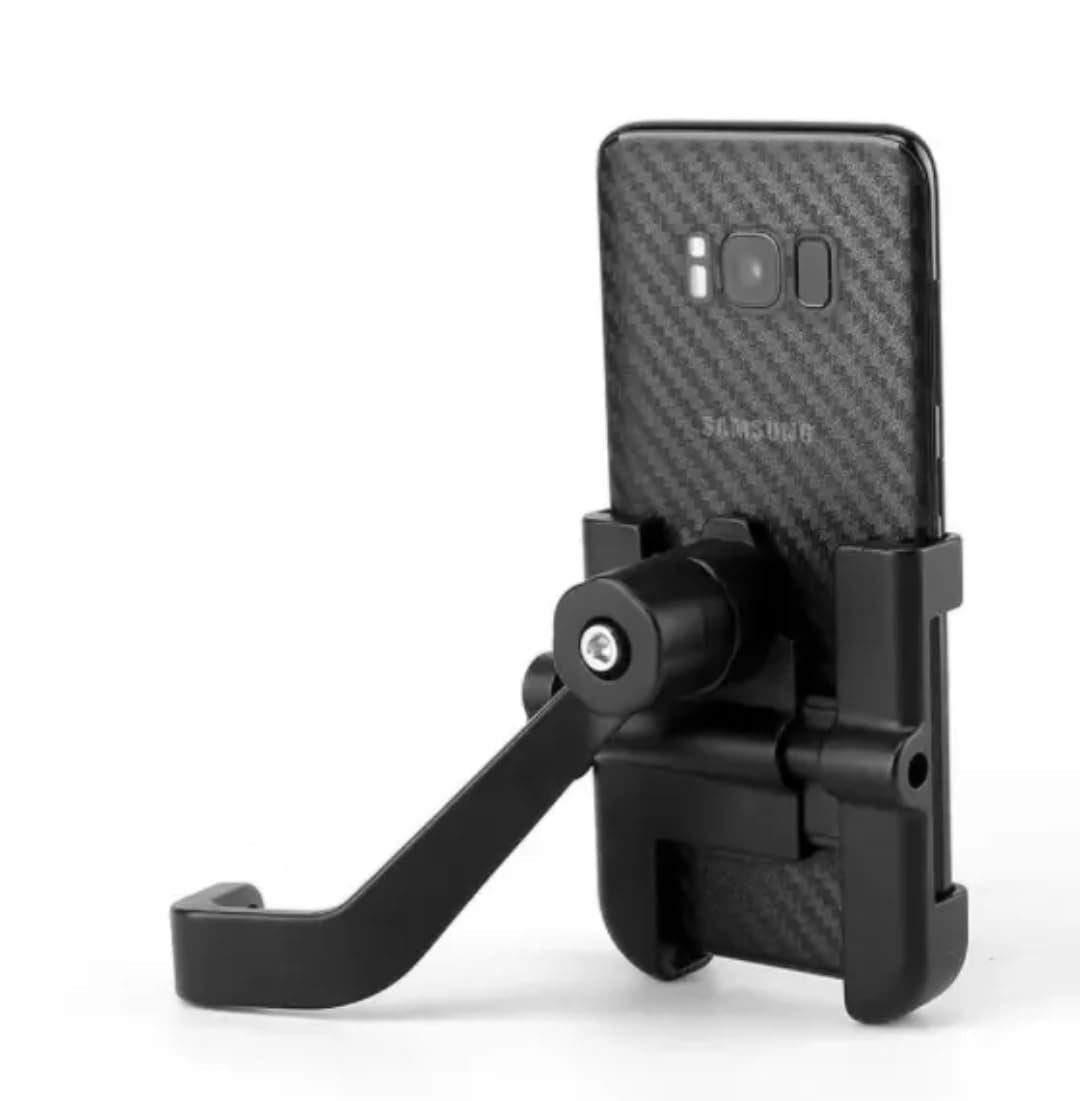 360° Adjustable Bike & Motorcycle Phone Holder – Secure Grip Mount