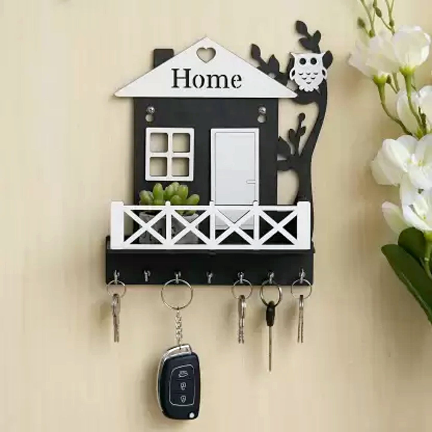 Lifestyle Glory Brand Wooden Home Tree Mobile and Keys Holder