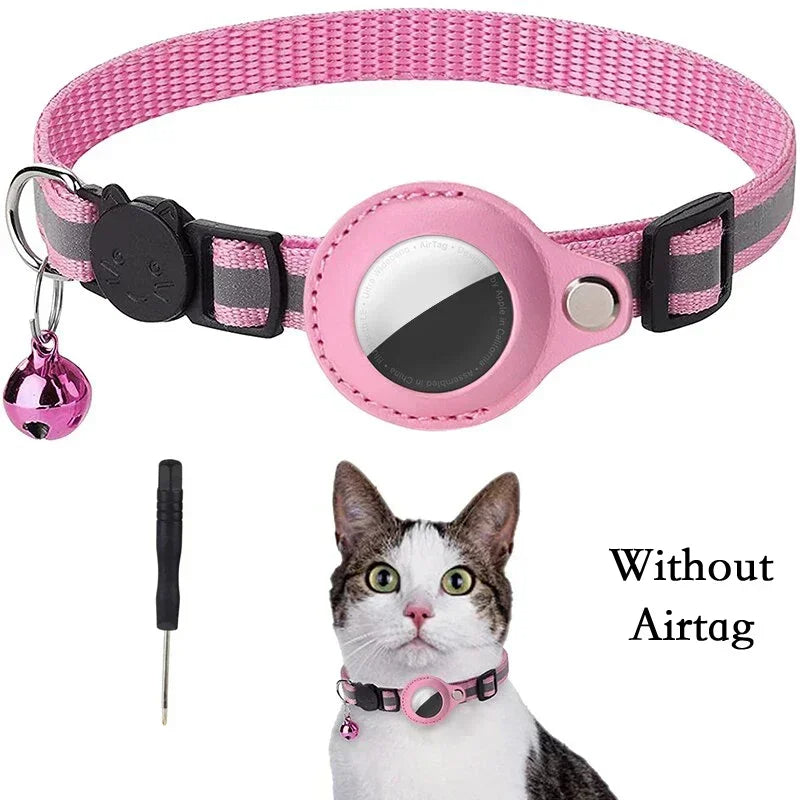 Smart GPS Tracker Cat Collar – Adjustable Pet Safety Collar