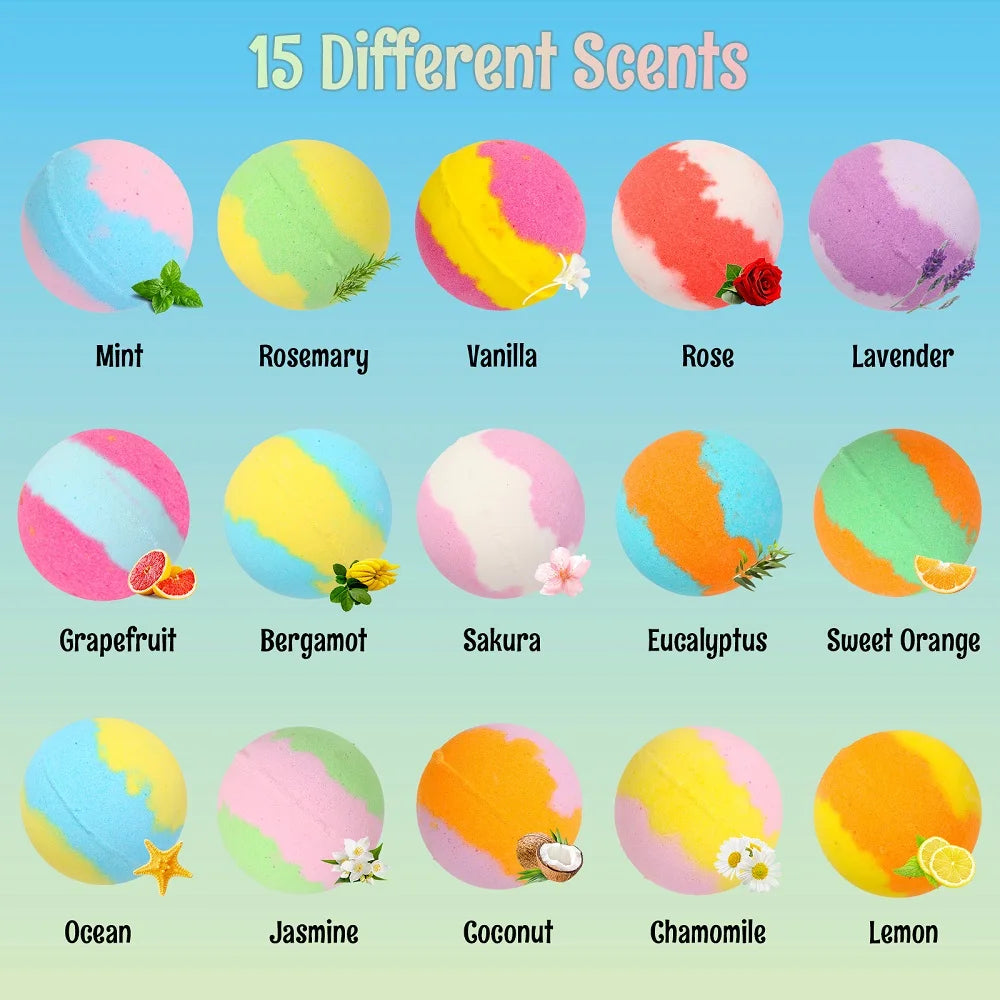 Luxury Bath Bomb Gift Box – 12PCS