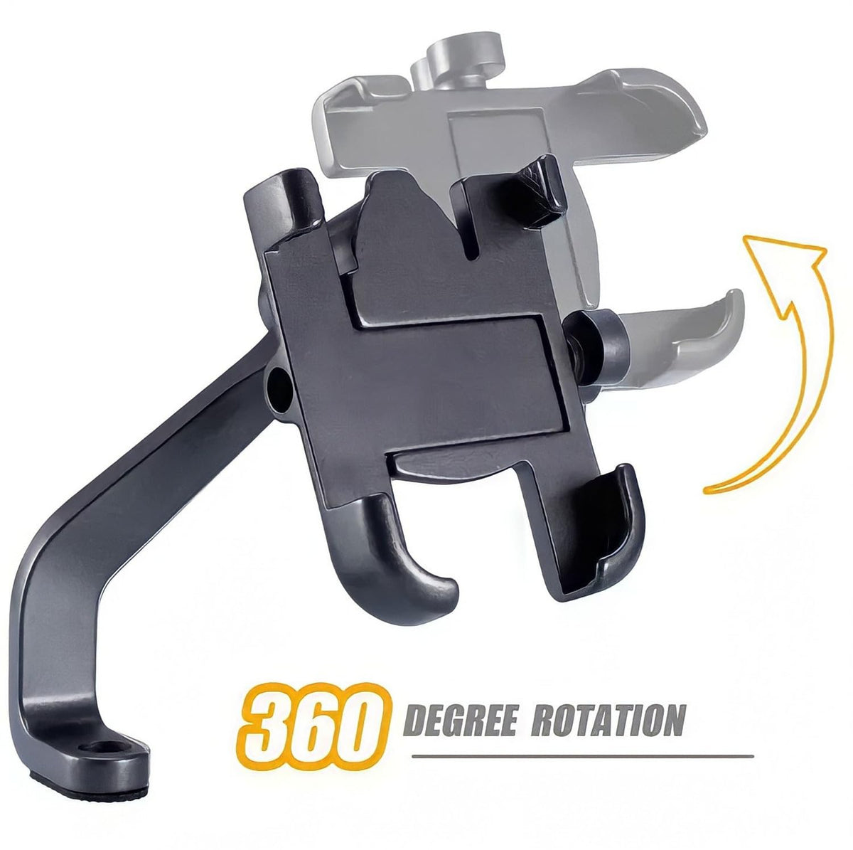 360° Adjustable Bike & Motorcycle Phone Holder – Secure Grip Mount