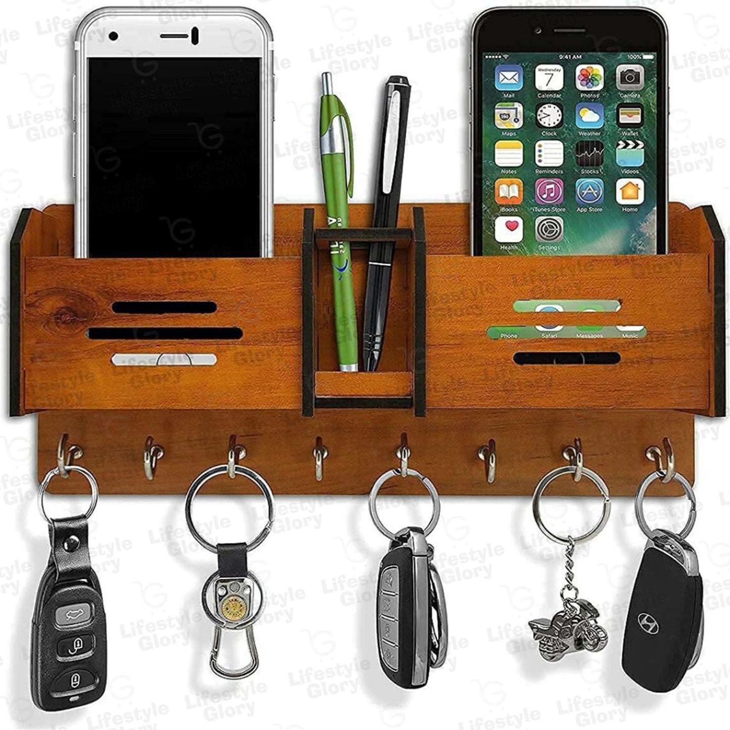 Lifestyle Glory Brand Wooden Home Tree Mobile and Keys Holder