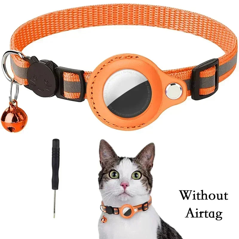 Smart GPS Tracker Cat Collar – Adjustable Pet Safety Collar