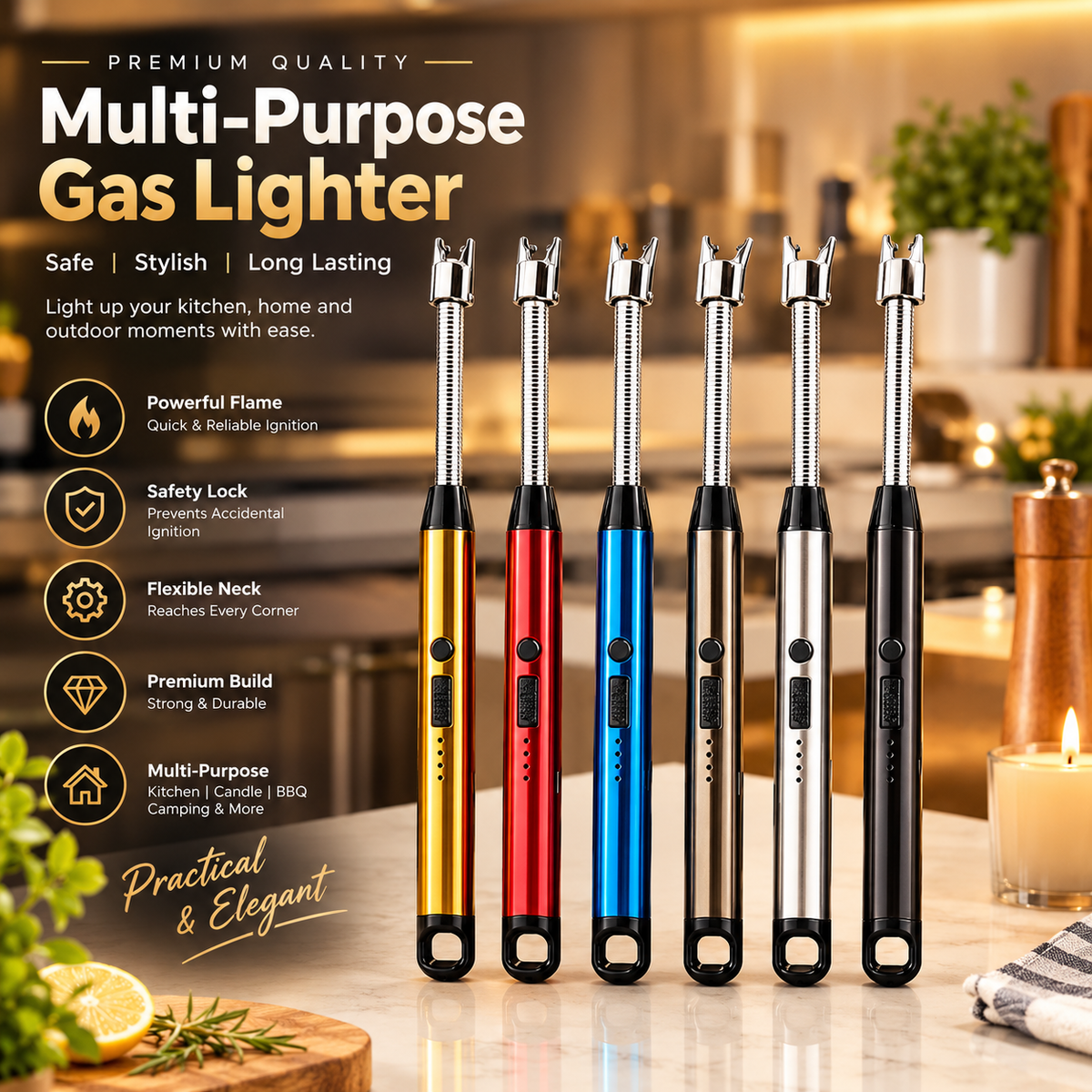 Premium Multi-Purpose Gas Lighter