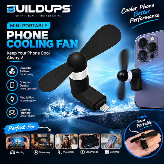 Mini Portable Phone Cooling Fan – Compact Smartphone Cooler