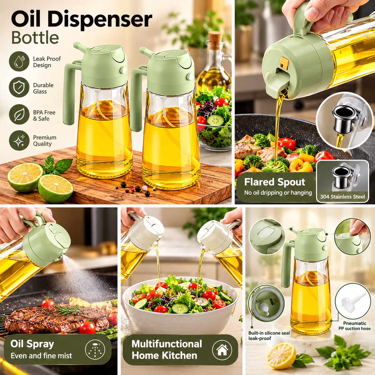 2 in 1 Smart Oil Botel